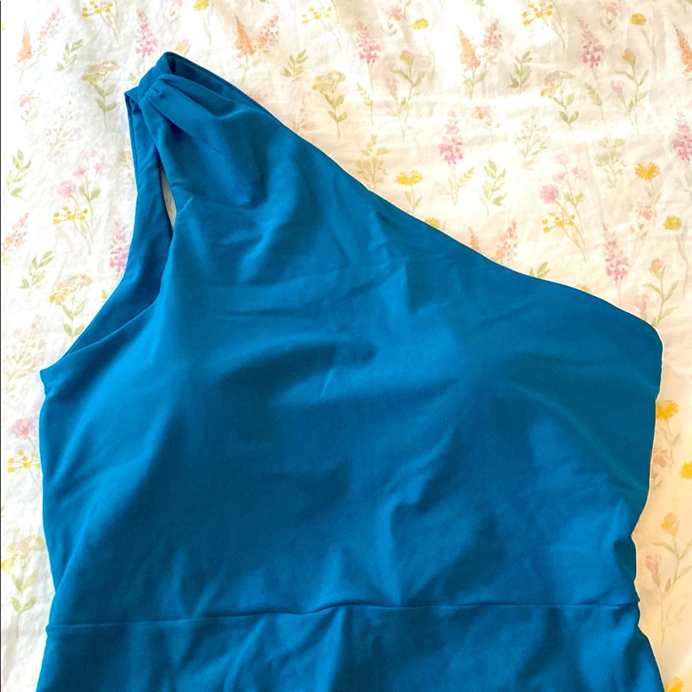 SUMMERSALT Teal Side Stroke Swimsuit